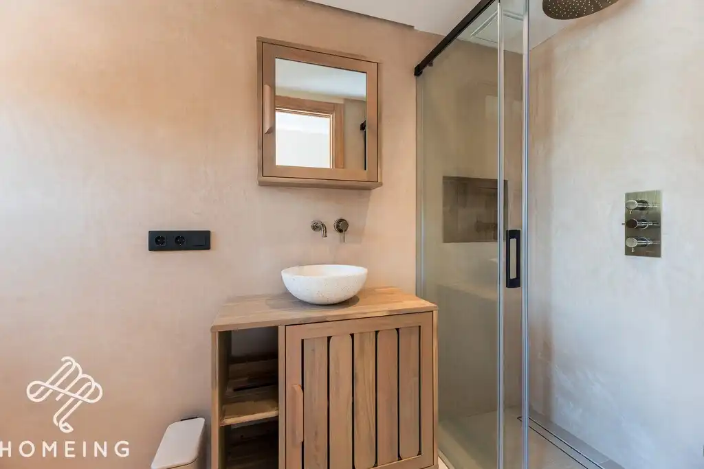 Bathroom of Country homes for rent in Llucmajor  with Air Conditioner, Private garden and Swimming Pool