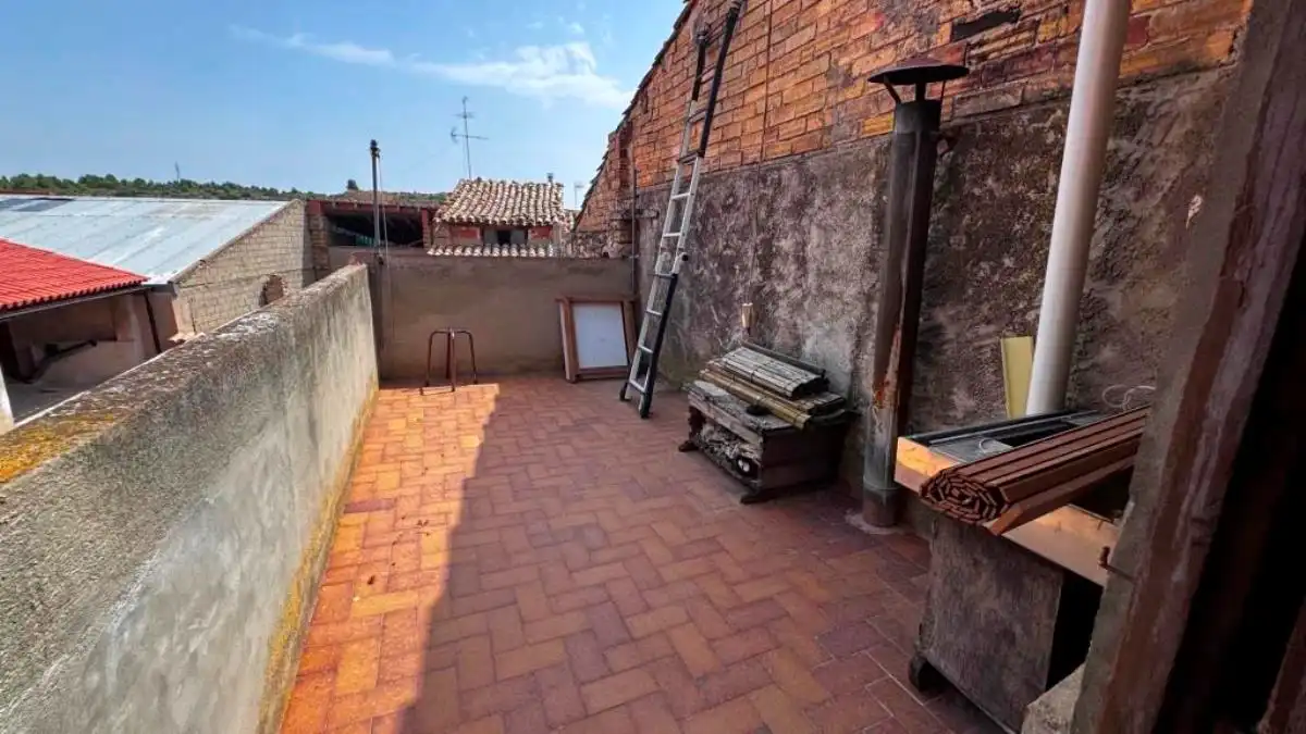 Terrassa de Casa adosada en venda en Valjunquera amb Terrassa