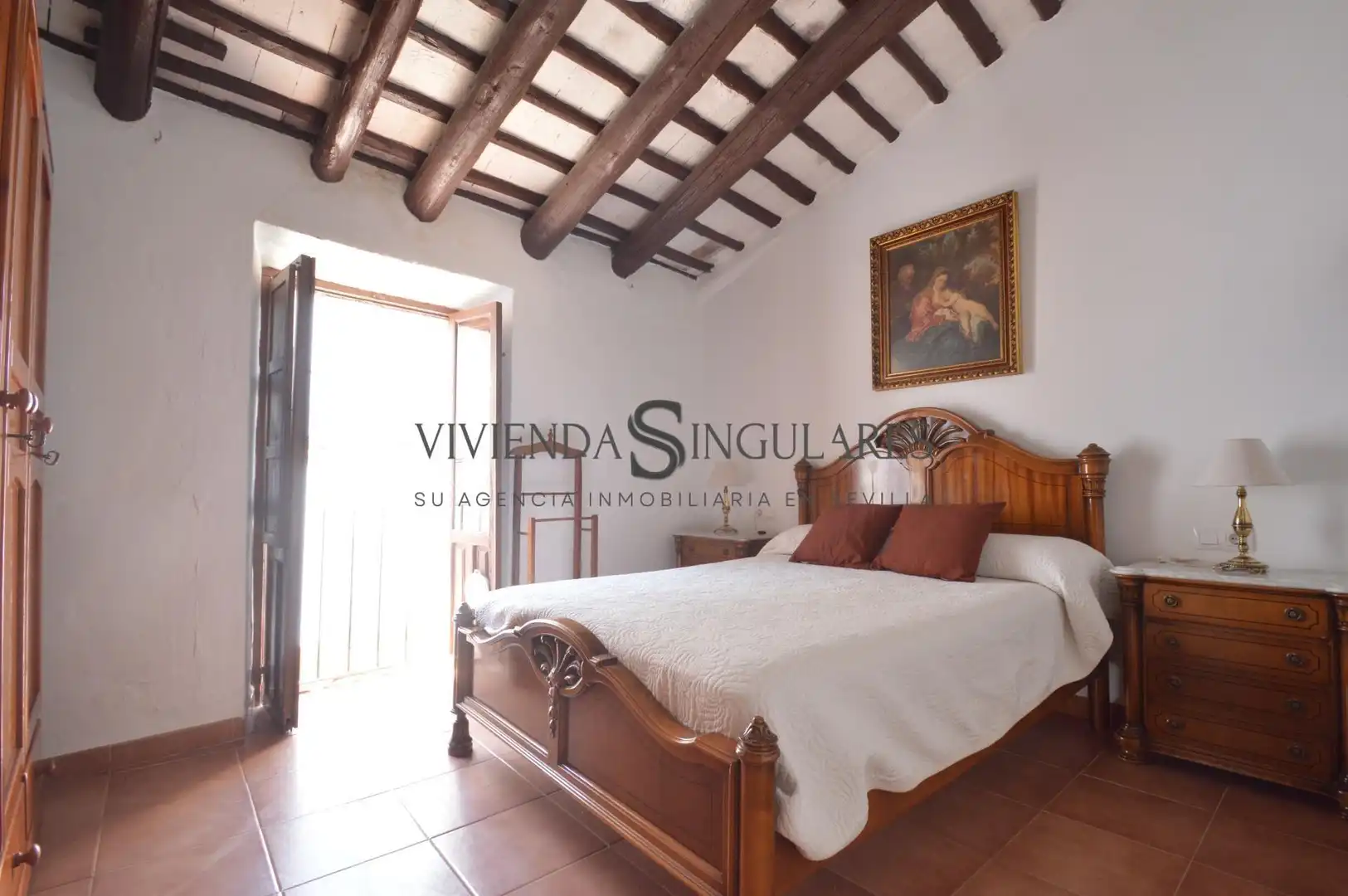 Habitación de Casa adosada en venta en Cazalla de la Sierra con Aire acondicionado, Calefacción y Terraza
