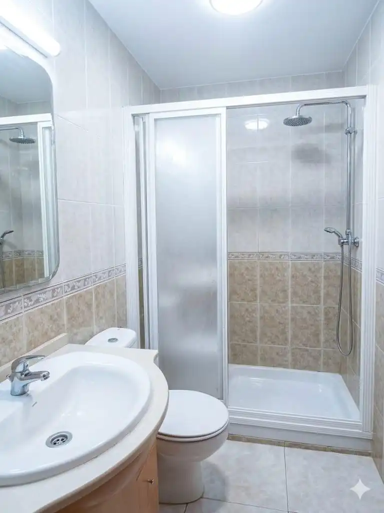 Bany de Casa o xalet en venda en Piedrabuena amb Calefacció, Jardí privat i Terrassa