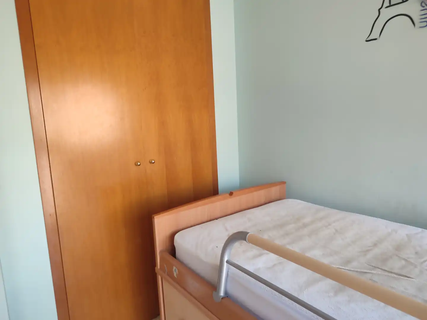 Bedroom of Flat for sale in Sant Adrià de Besòs  with Heating, Terrace and Furnished