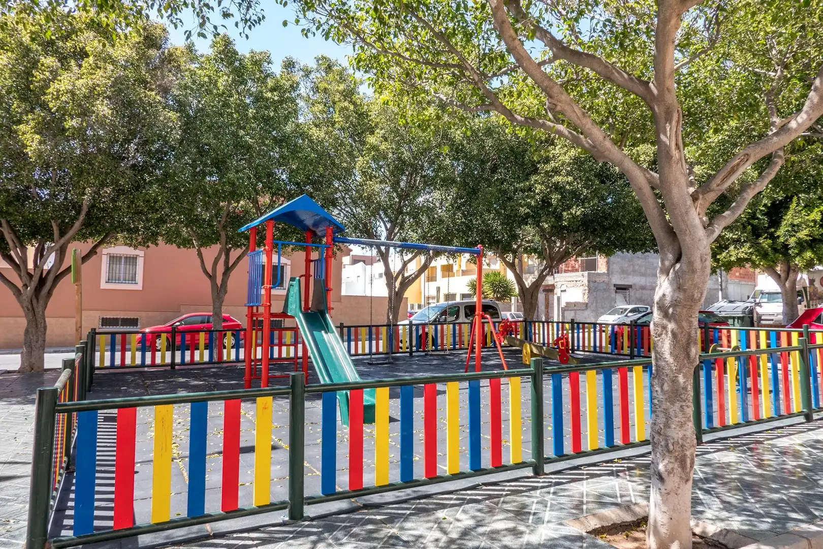 Vista exterior de Piso en venta en Roquetas de Mar con Aire acondicionado y Terraza