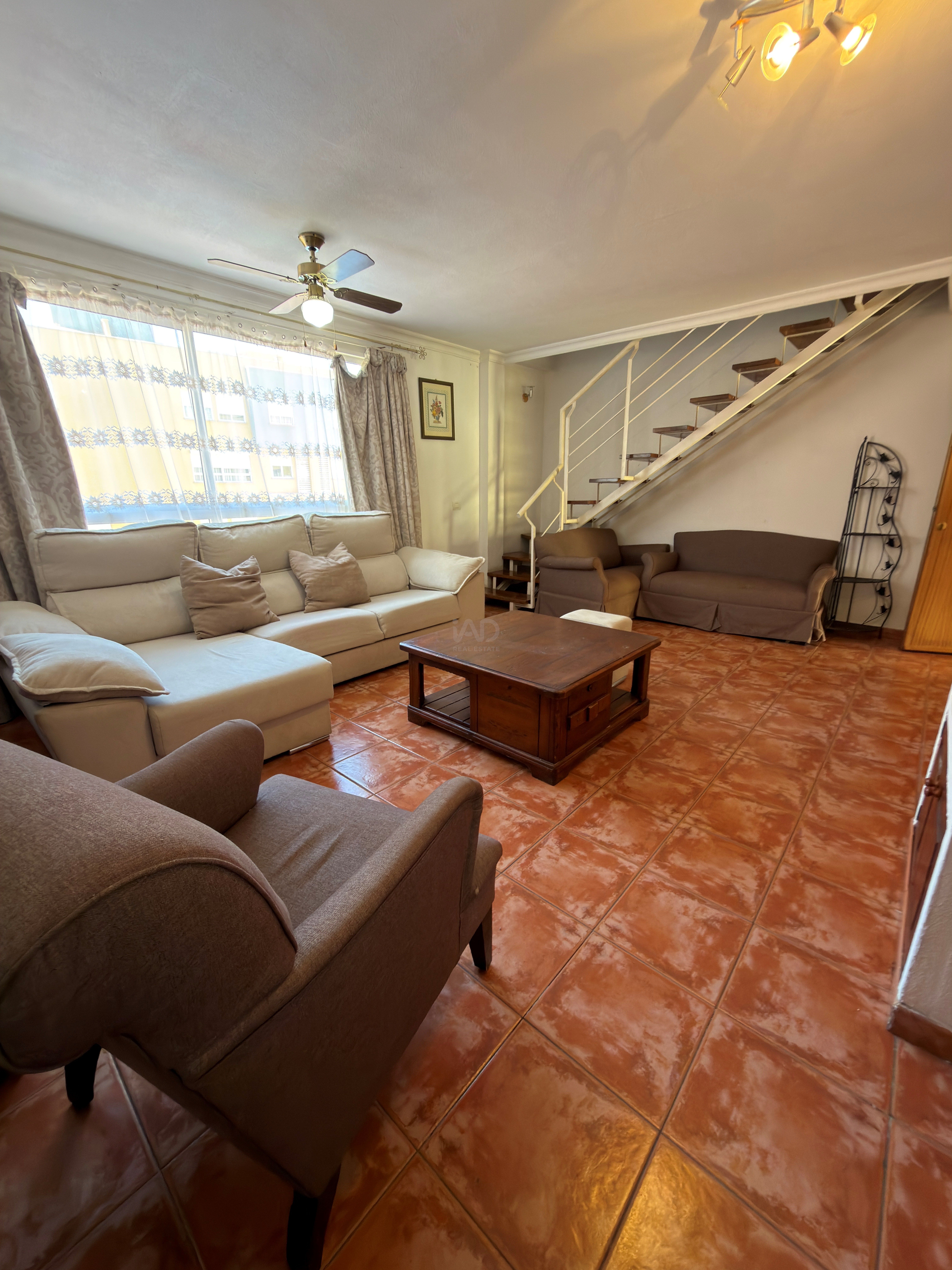 Sala de estar de Dúplex en venta en Granadilla de Abona con Terraza y Piscina