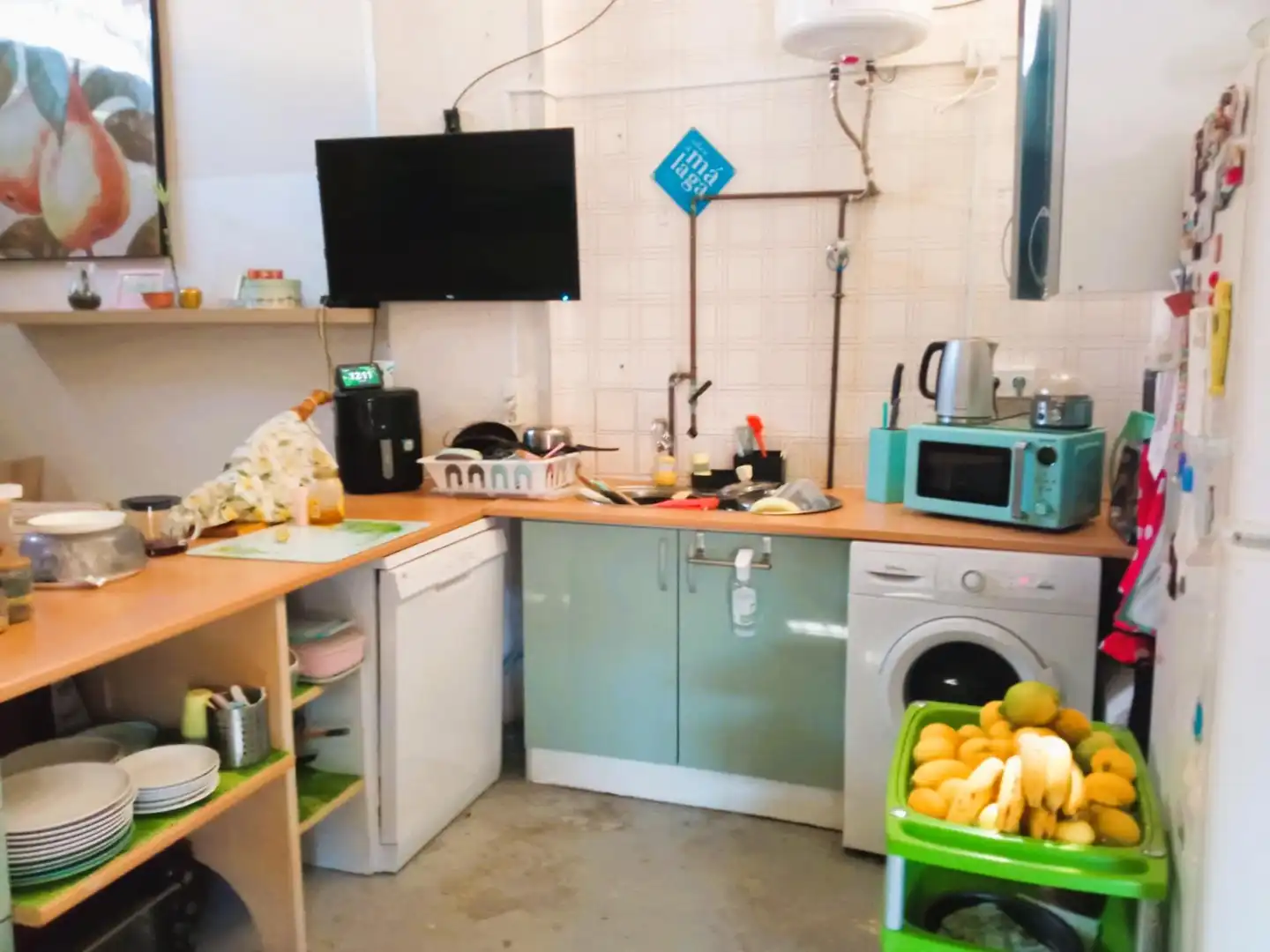 Cuina de Casa o xalet en venda en Málaga amb Jardí privat, Terrassa i Traster
