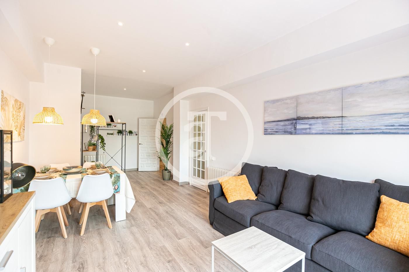 Exterior view of Flat for rent in  Barcelona Capital  with Air Conditioner, Heating and Furnished