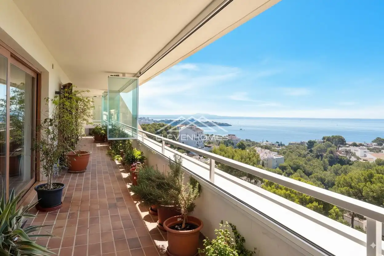 Vista exterior de Àtic en venda en Calvià amb Aire condicionat, Calefacció i Terrassa