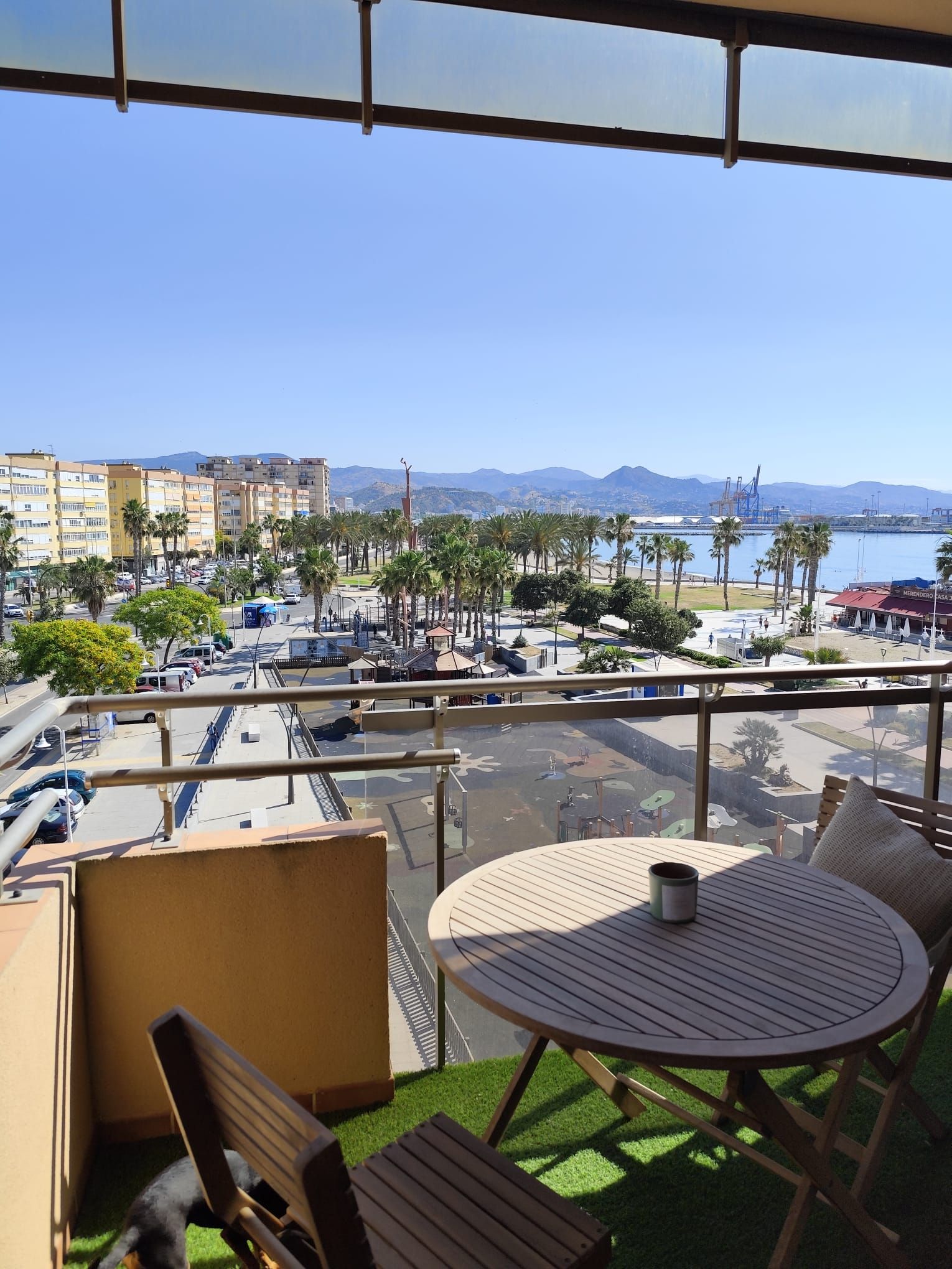 Terrassa de Apartament de lloguer en Málaga Capital