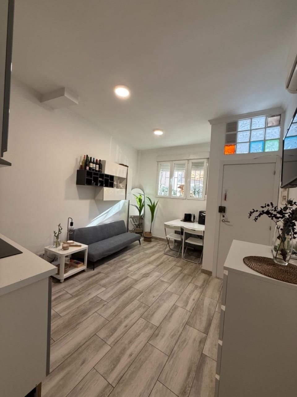 Sala de estar de Planta baja en venta en  Madrid Capital con Terraza