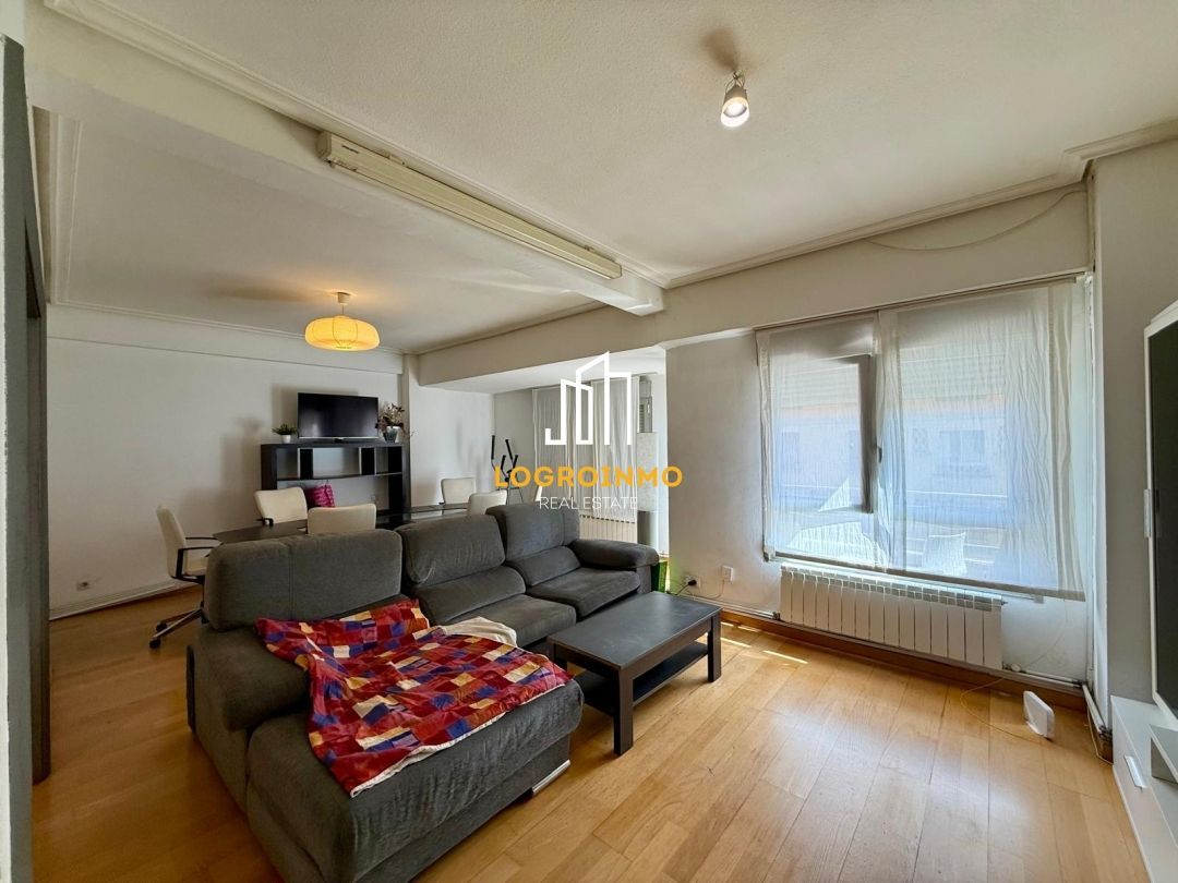Living room of Flat for sale in  Logroño  with Heating, Terrace and Storage room