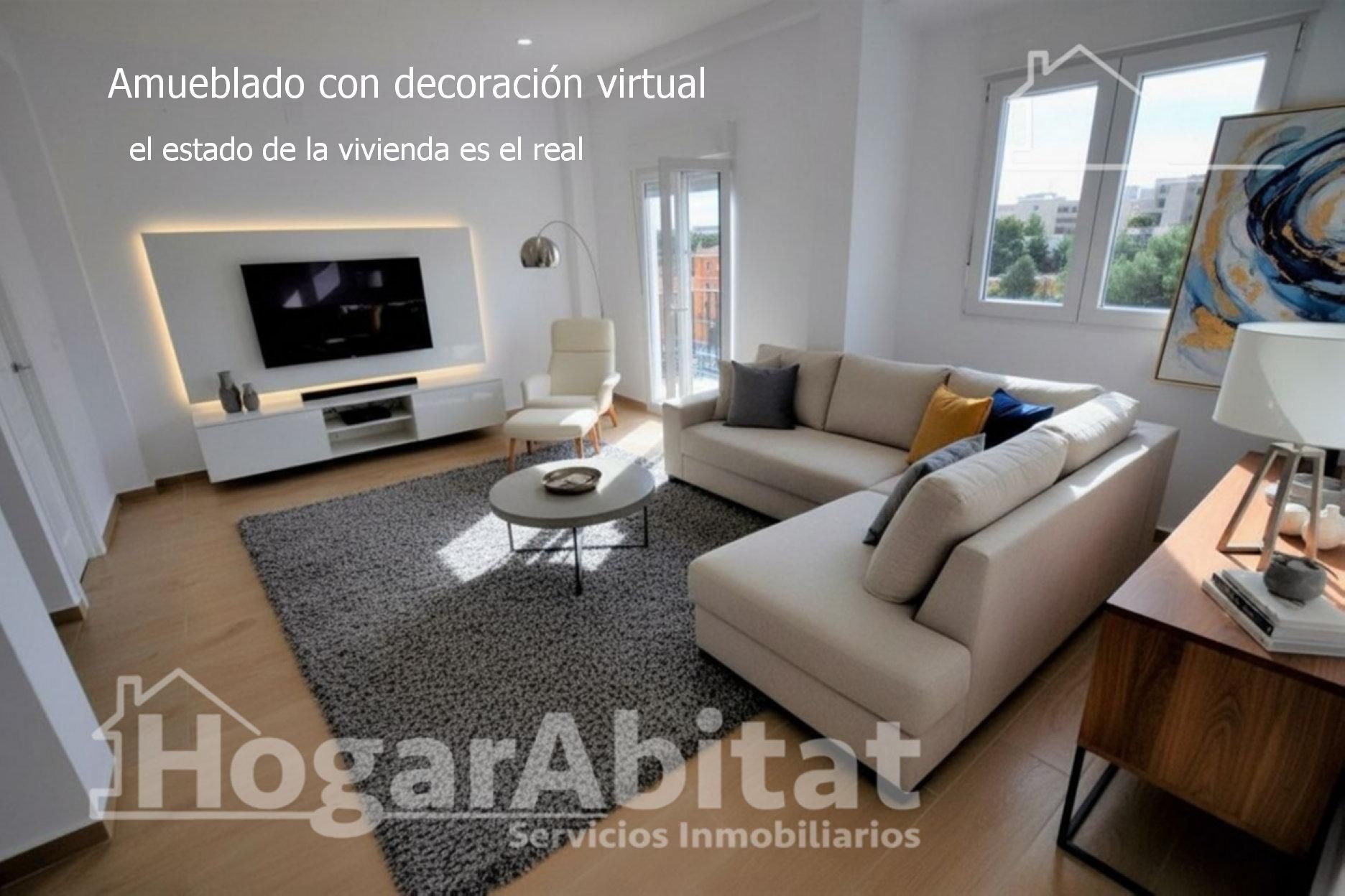 Sala d'estar de Pis en venda en  Valencia Capital amb Balcó