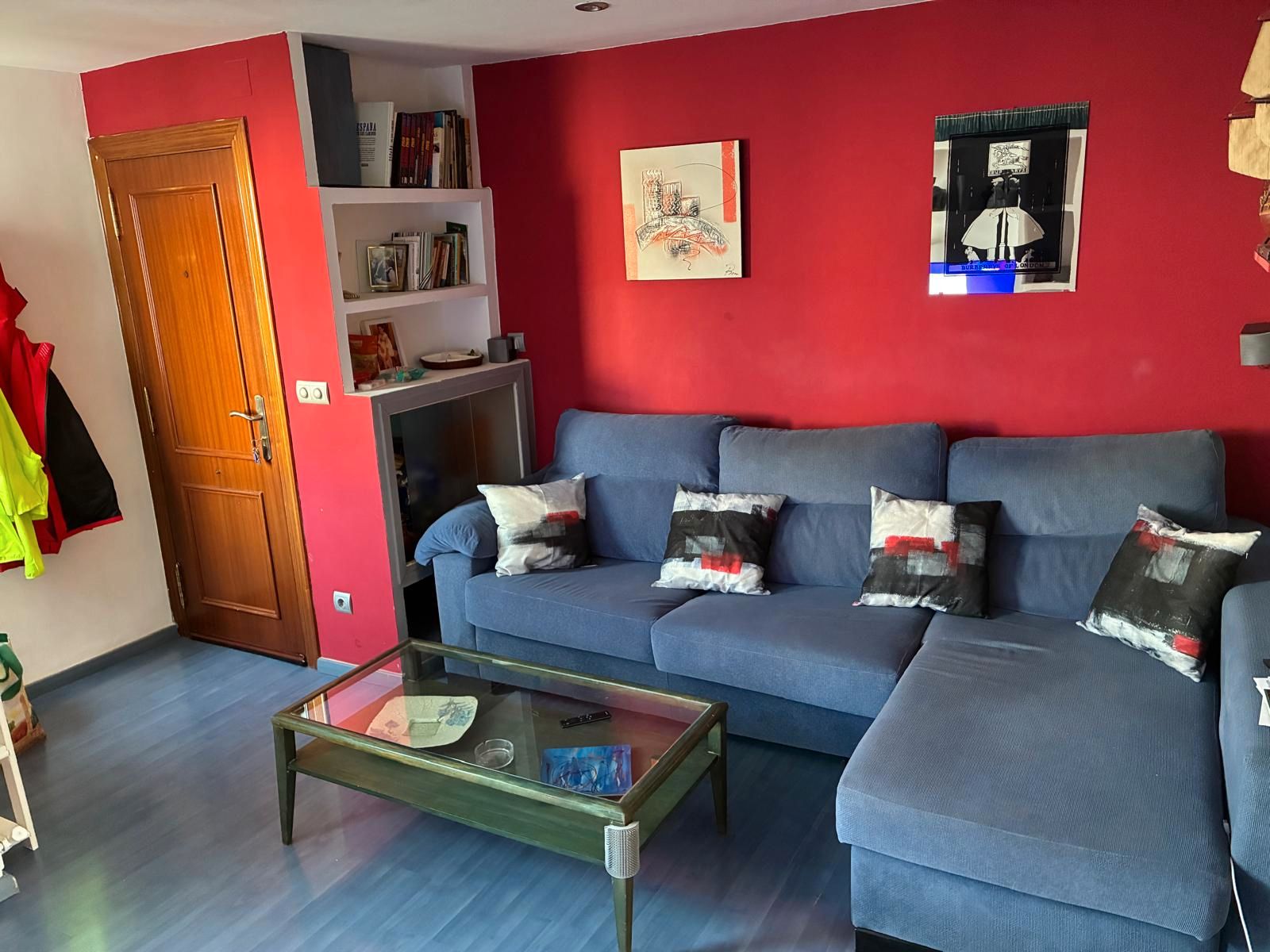 Living room of Attic for sale in Salamanca Capital  with Heating, Parquet flooring and Terrace