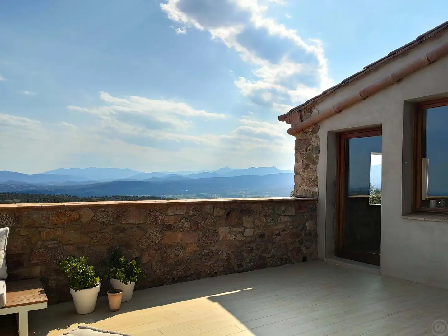 Terrace of Country homes for sale in La Jonquera  with Air Conditioner, Heating and Terrace