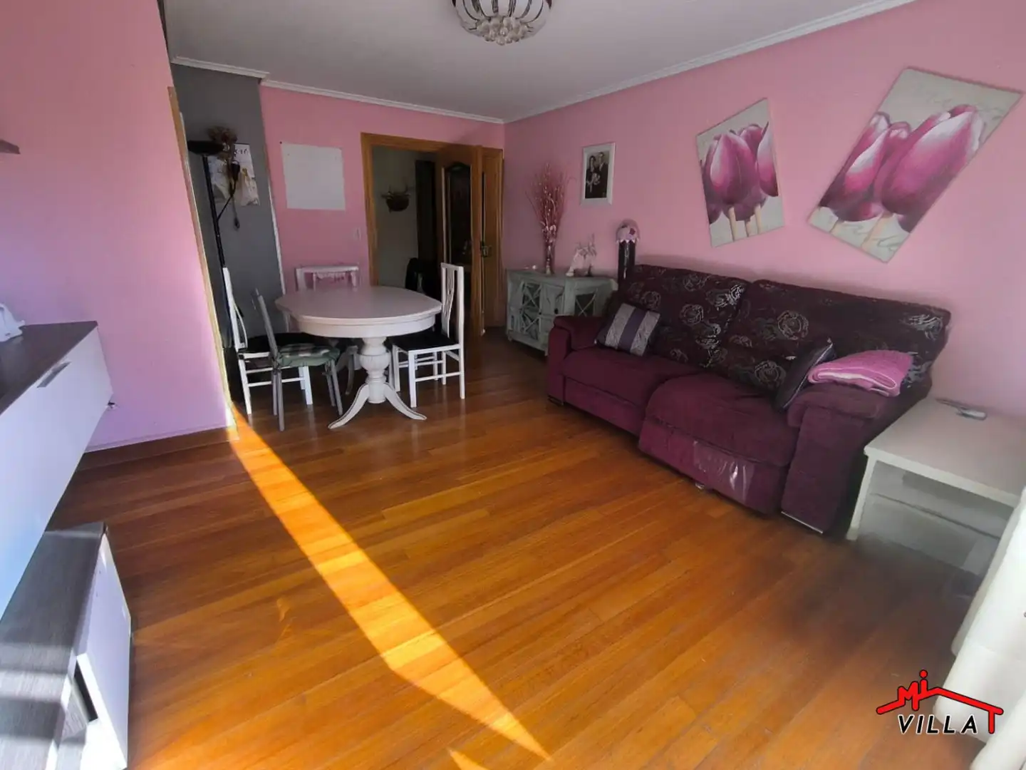 Wohnzimmer von Wohnung zum Verkauf in Colindres mit Heizung, Terrasse und Abstellraum