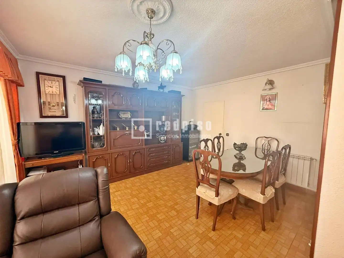 Sala de estar de Piso en venta en Guadalajara con Calefacción y Terraza