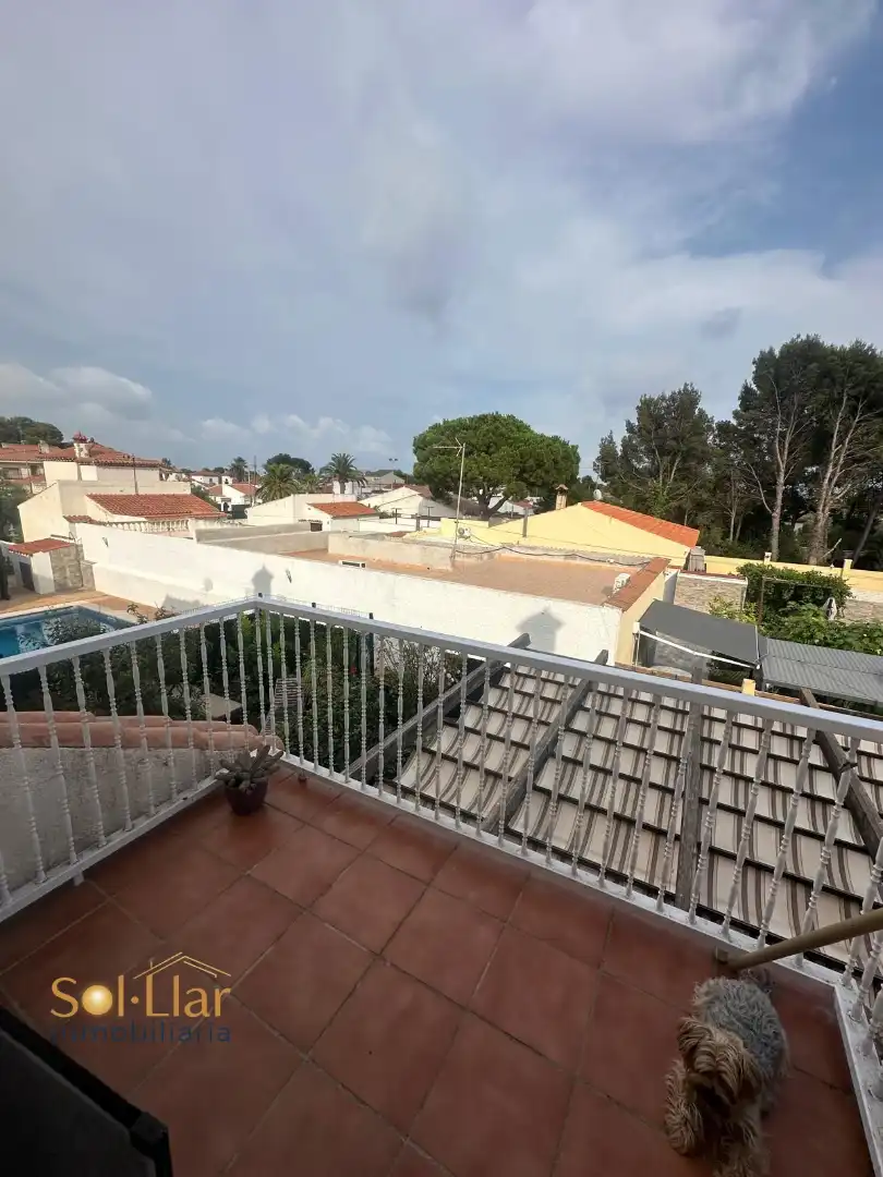 Terraza de Casa o chalet en venta en Mont-roig del Camp con Aire acondicionado, Calefacción y Jardín privado