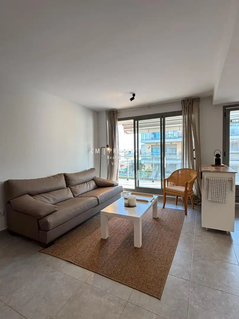Wohnzimmer von Wohnungen zur Miete in Moncofa mit Klimaanlage, Heizung und Terrasse
