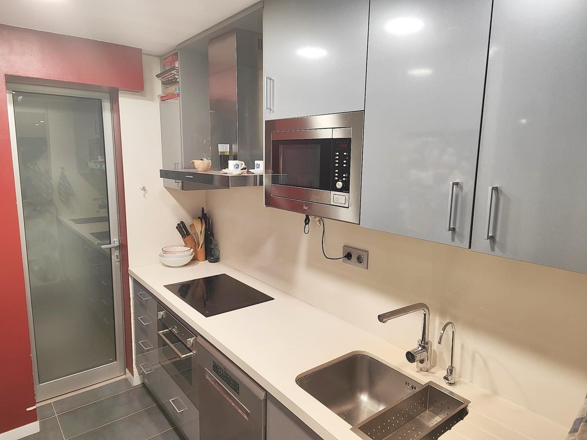 Kitchen of Flat for sale in  Barcelona Capital  with Air Conditioner and Parquet flooring