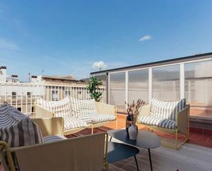 Terrace of Flat to rent in  Barcelona Capital  with TV, Balcony and Pets allowed