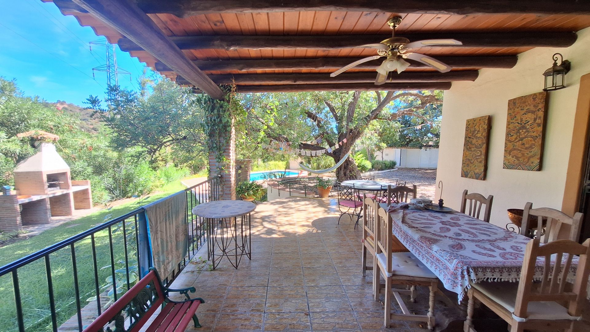Terrace of House or chalet for sale in Estepona  with Air Conditioner, Private garden and Terrace