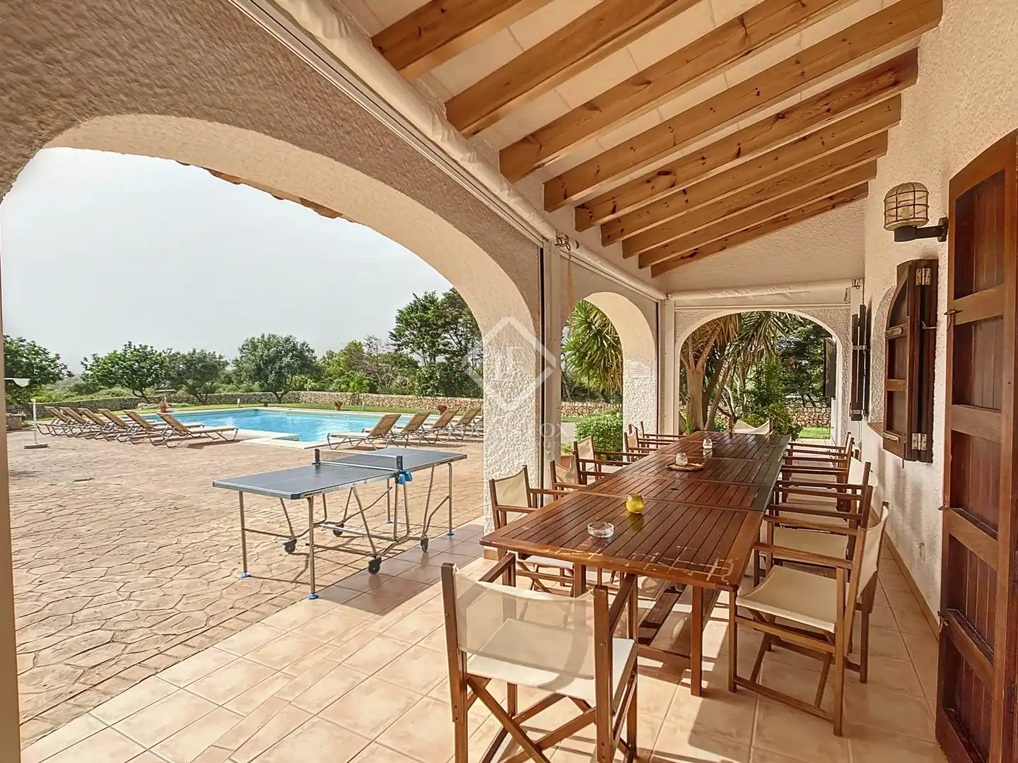 Terrasse von Country house zum Verkauf in Ciutadella de Menorca mit Klimaanlage, Heizung und Privatgarten
