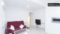 Living room of Flat to rent in  Madrid Capital  with Air Conditioner and Balcony