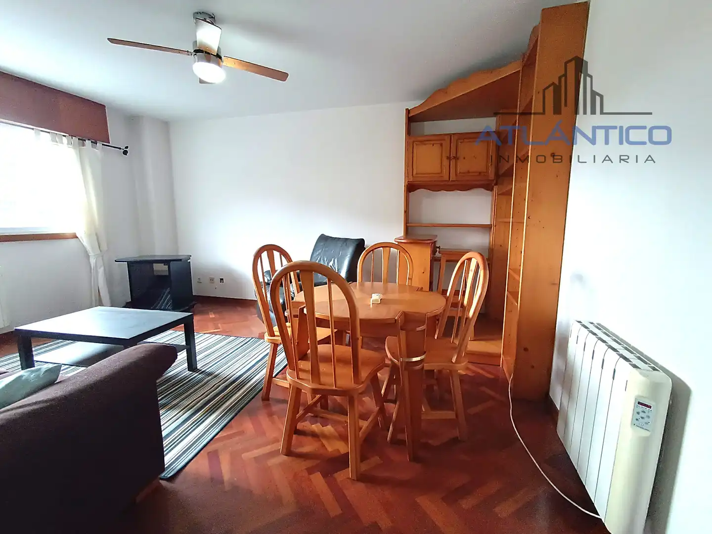 Sala de estar de Apartamento en venta en A Coruña Capital  con Calefacción, Trastero y Amueblado