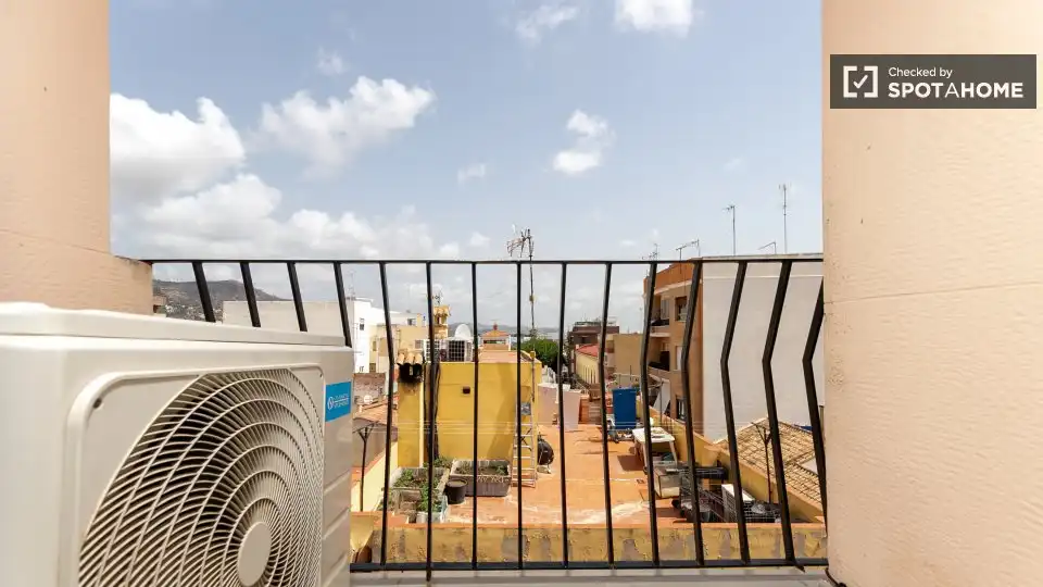 Balcony of Flat for rent in Puçol  with Air Conditioner, Heating and Furnished