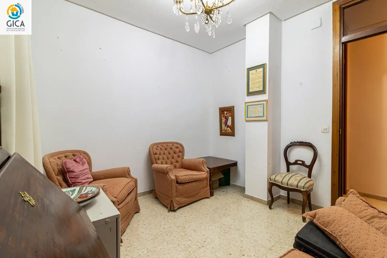 Sala d'estar de Pis en venda en Jerez de la Frontera amb Aire condicionat, Terrassa i Traster