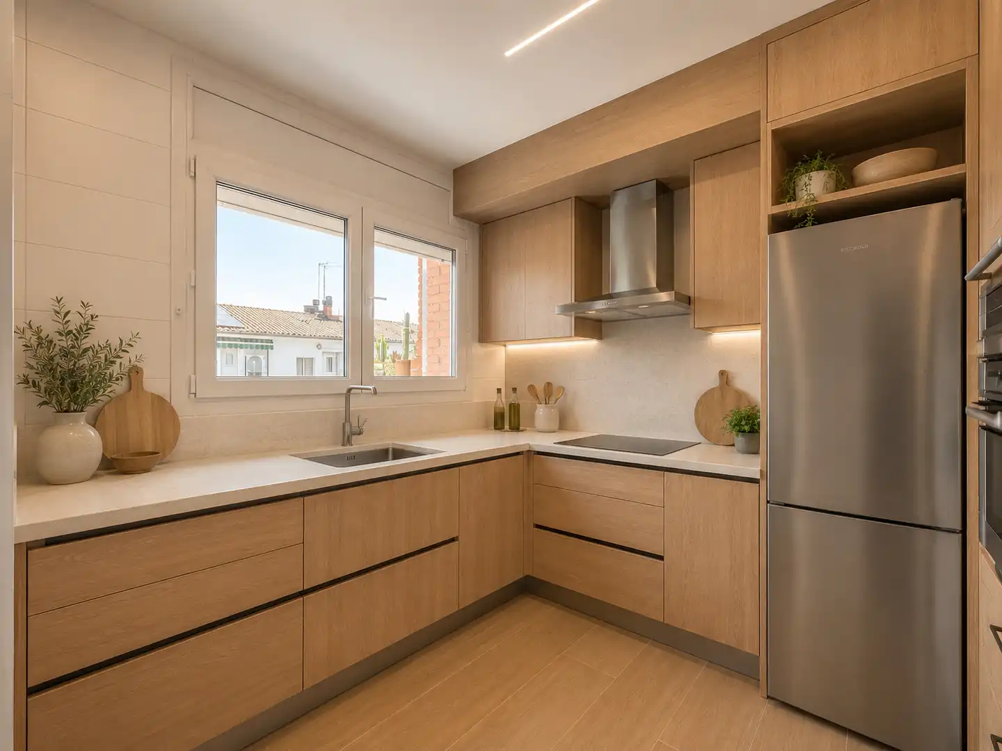 Cocina de Casa o chalet en venta en Mollet del Vallès con Calefacción, Jardín privado y Parquet