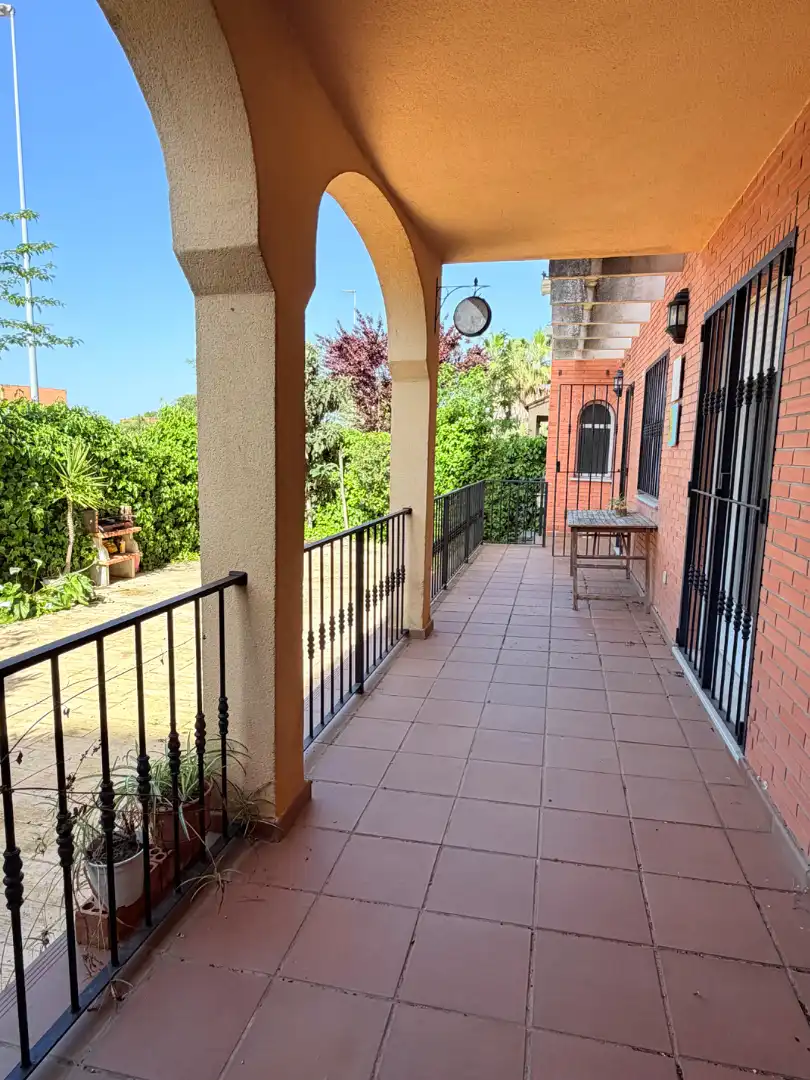 Terrasse von Wohnung zur Miete in Badajoz Capital mit Klimaanlage, Heizung und Privatgarten