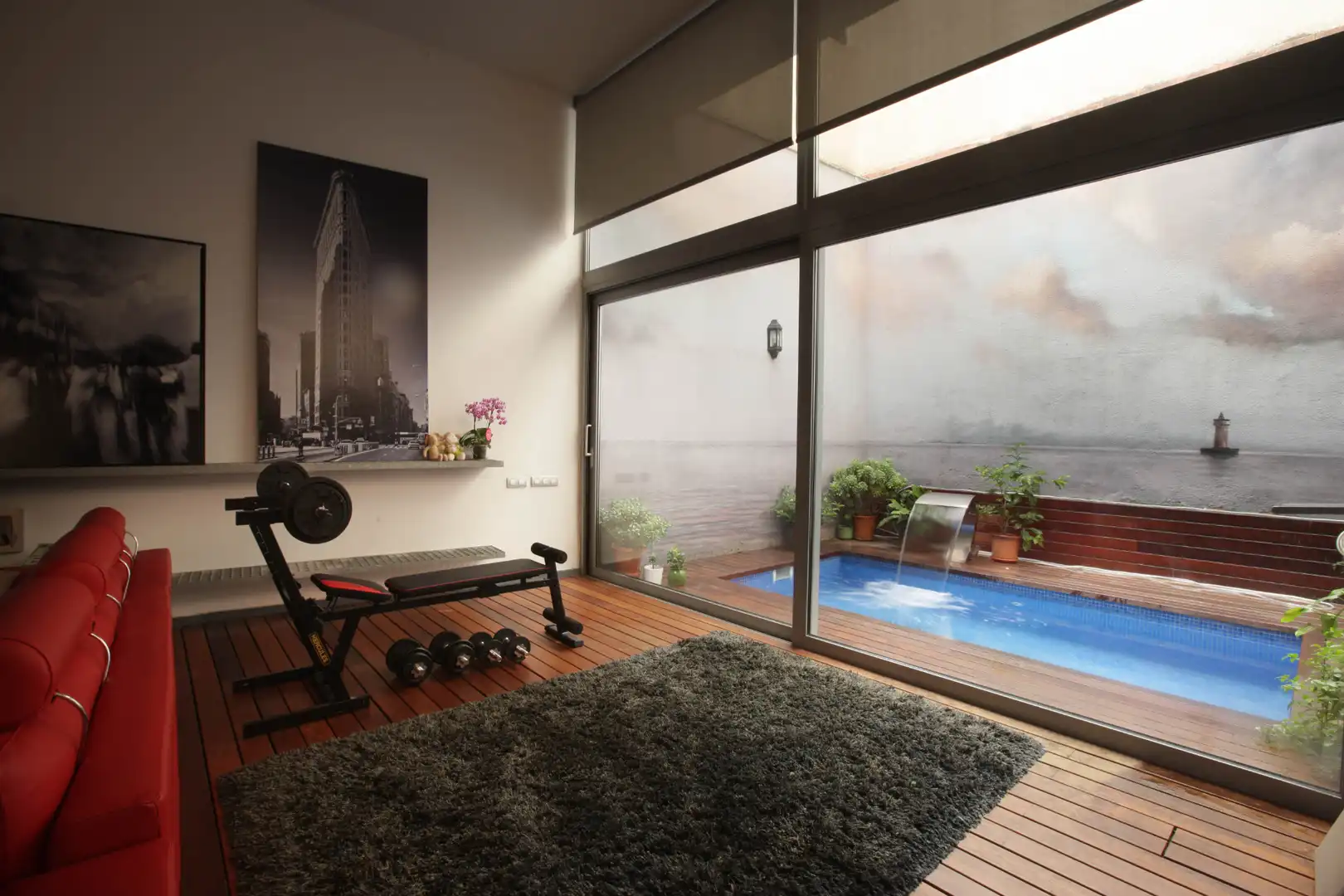 Sala de estar de Loft en venta en Barcelona con Aire acondicionado, Calefacción y Terraza