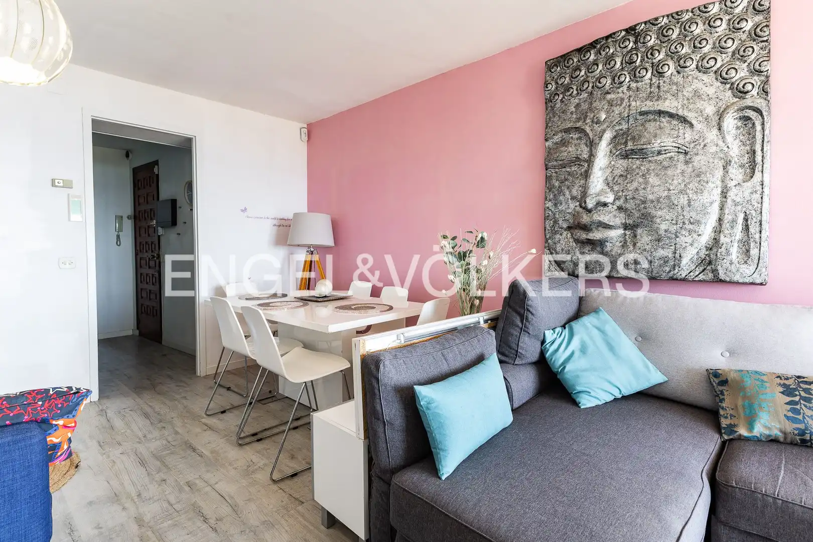 Living room of Flat for sale in Malgrat de Mar  with Heating, Parquet flooring and Terrace