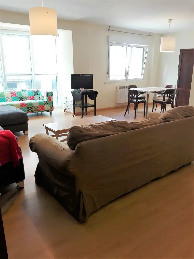 Living room of Flat for rent in Gijón   with Heating and Furnished