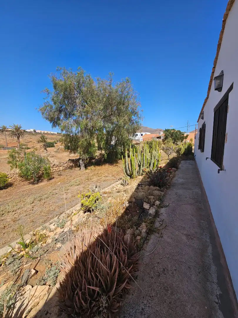 Vista exterior de Casa o xalet en venda en Tuineje amb Jardí privat, Terrassa i Traster