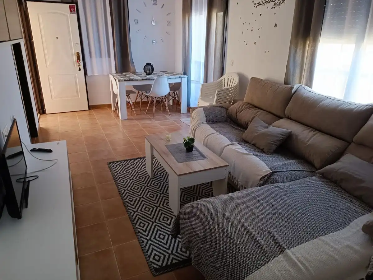 Wohnzimmer von Wohnungen zum Verkauf in Águilas mit Klimaanlage, Terrasse und Möbliert