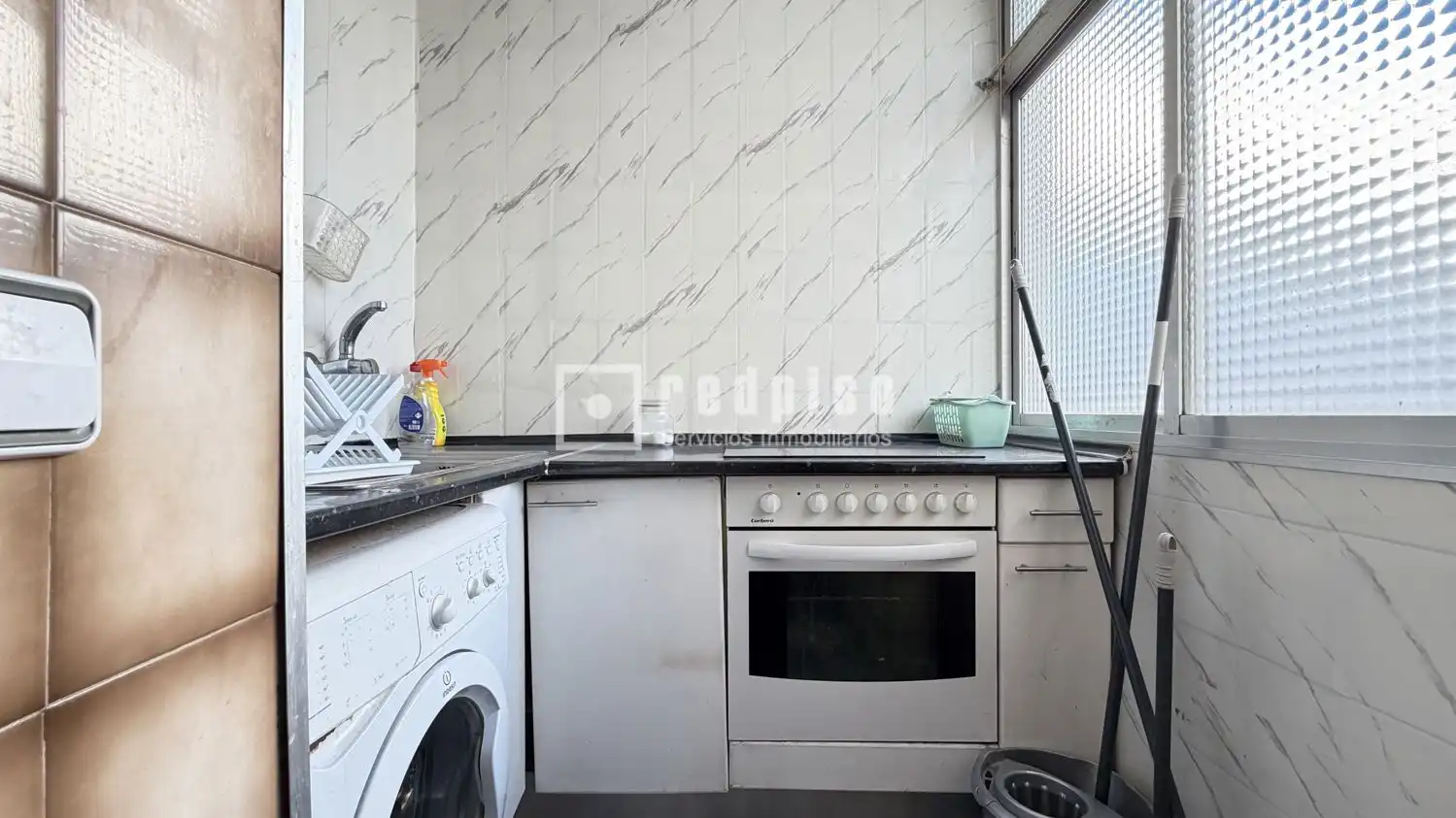 Kitchen of Flat for sale in Leganés  with Heating, Parquet flooring and Terrace