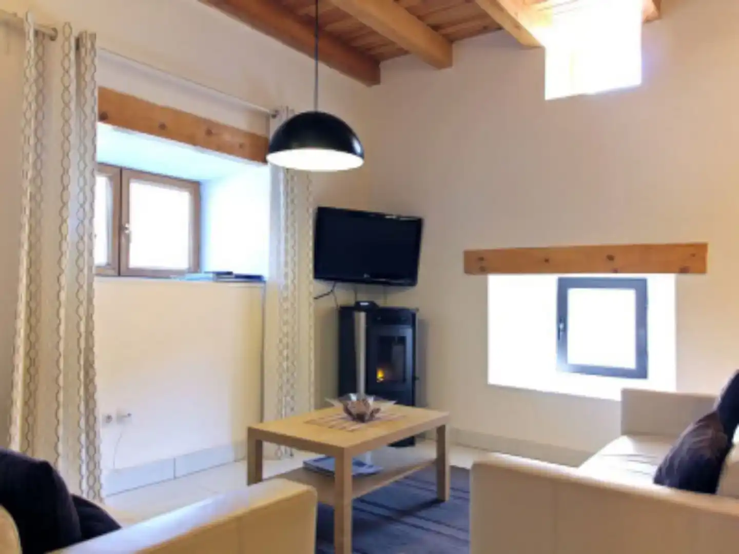 Living room of Detached homes for sale in Almajano  with Furnished, Oven and Washing machine
