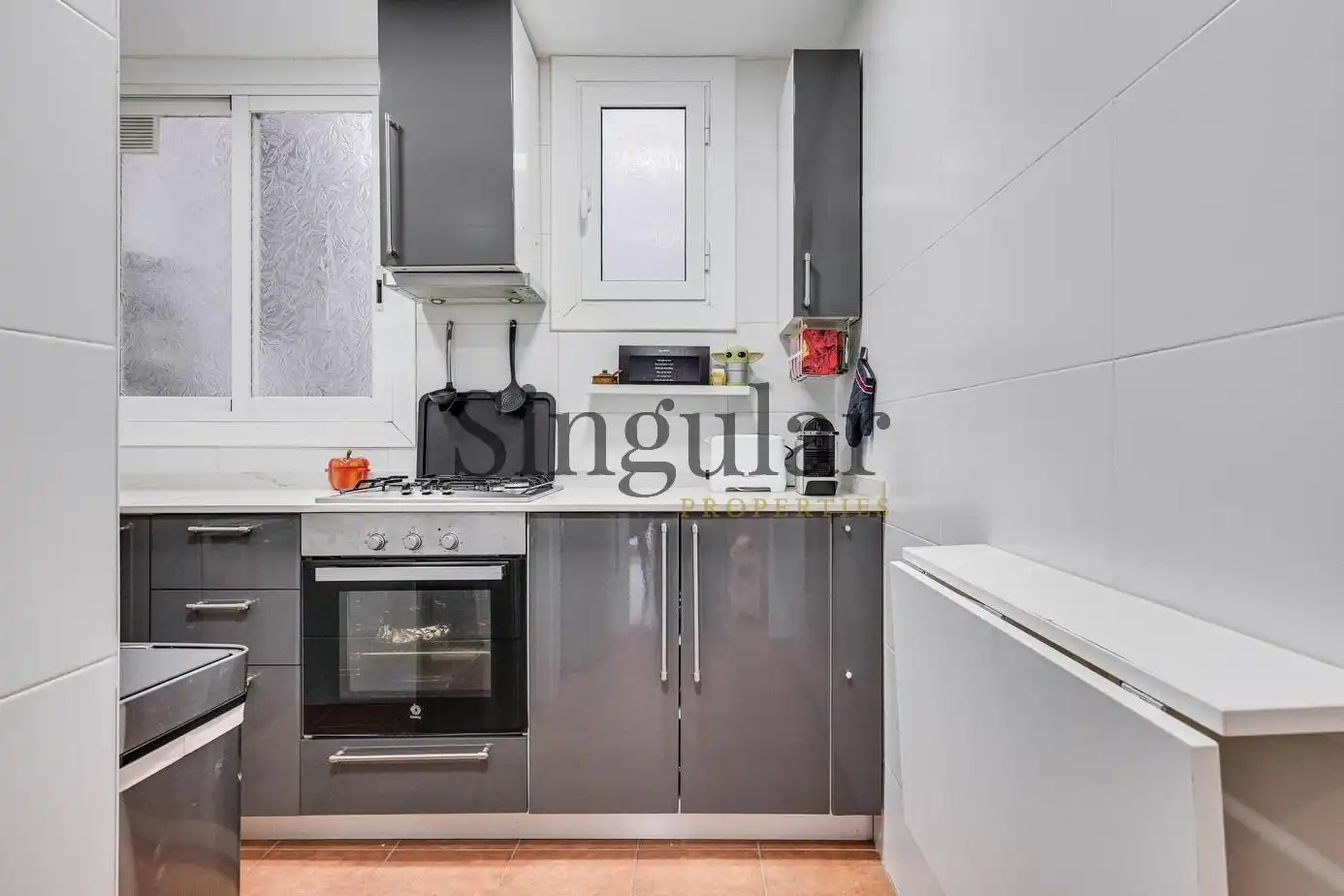 Cocina de Piso en venta en Barcelona con Aire acondicionado, Calefacción y Balcón