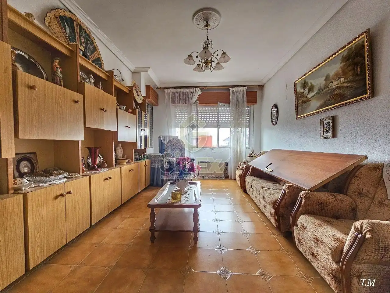 Living room of Houses for sale in Perales del Puerto  with Heating, Private garden and Terrace