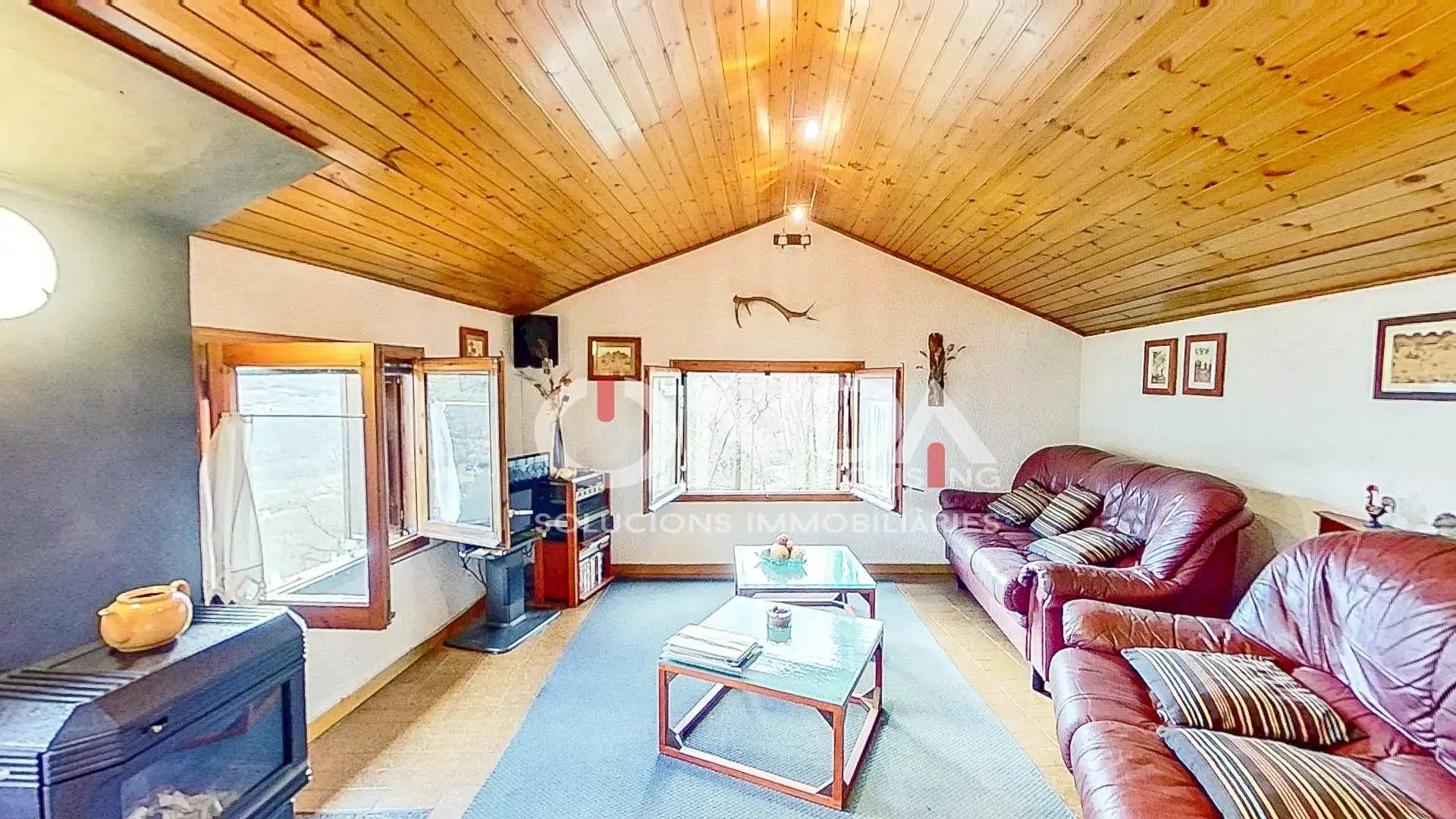 Sala de estar de Piso en venta en Sort con Trastero y Amueblado