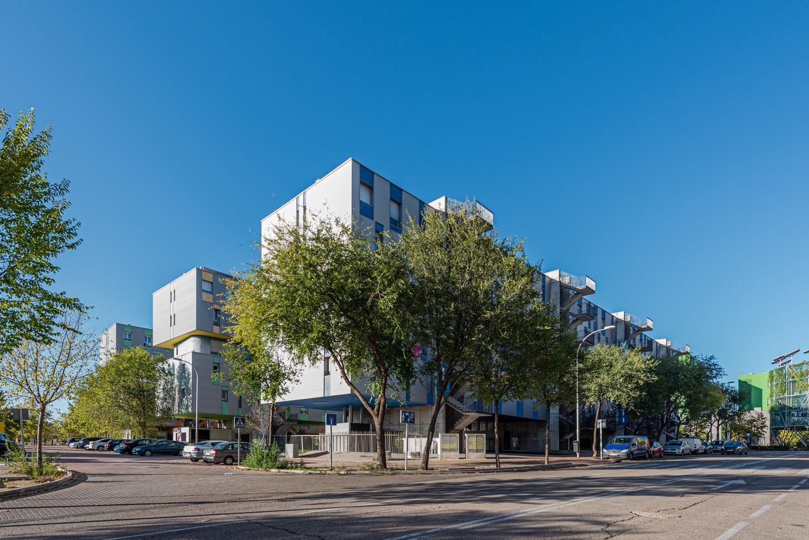 Exterior view of Flat to rent in  Madrid Capital  with Parquet flooring