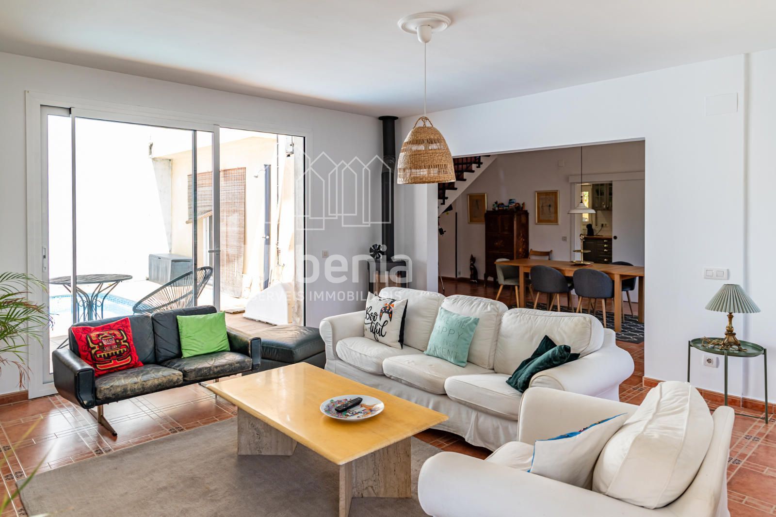 Sala d'estar de Casa o xalet en venda en Argentona amb Aire condicionat, Calefacció i Terrassa
