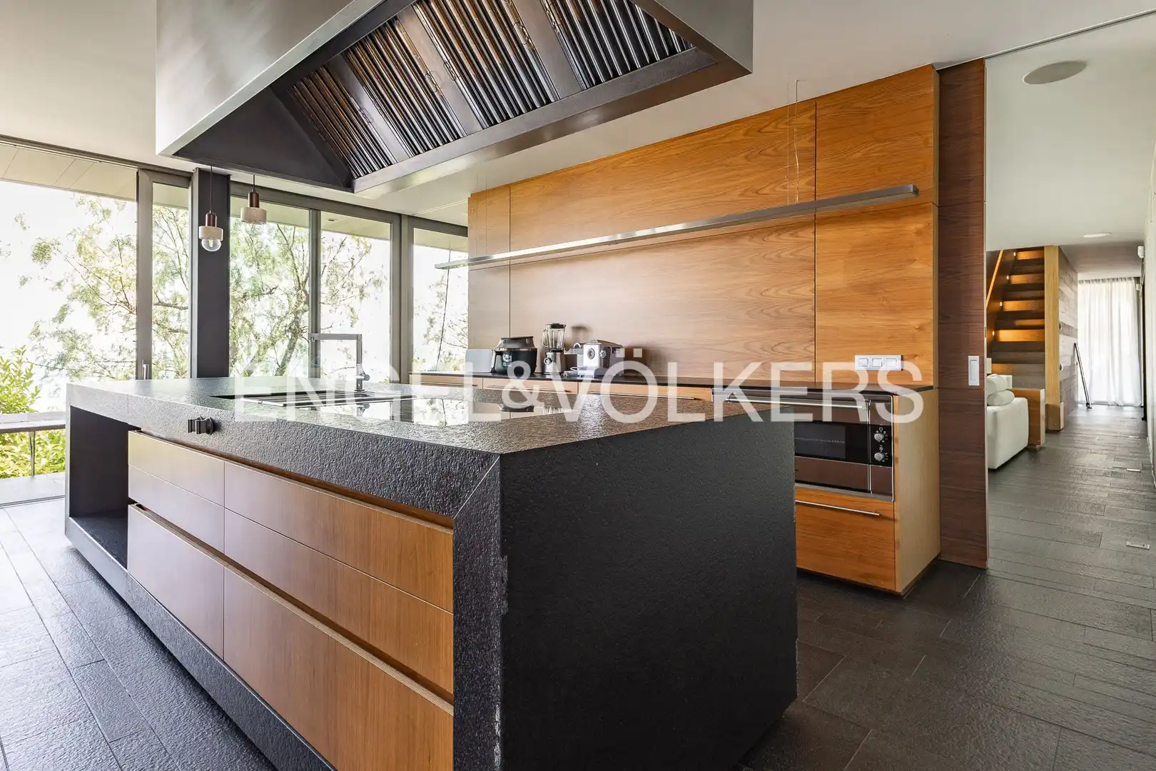 Cocina de Casa o chalet de alquiler en Alella con Aire acondicionado, Calefacción y Jardín privado