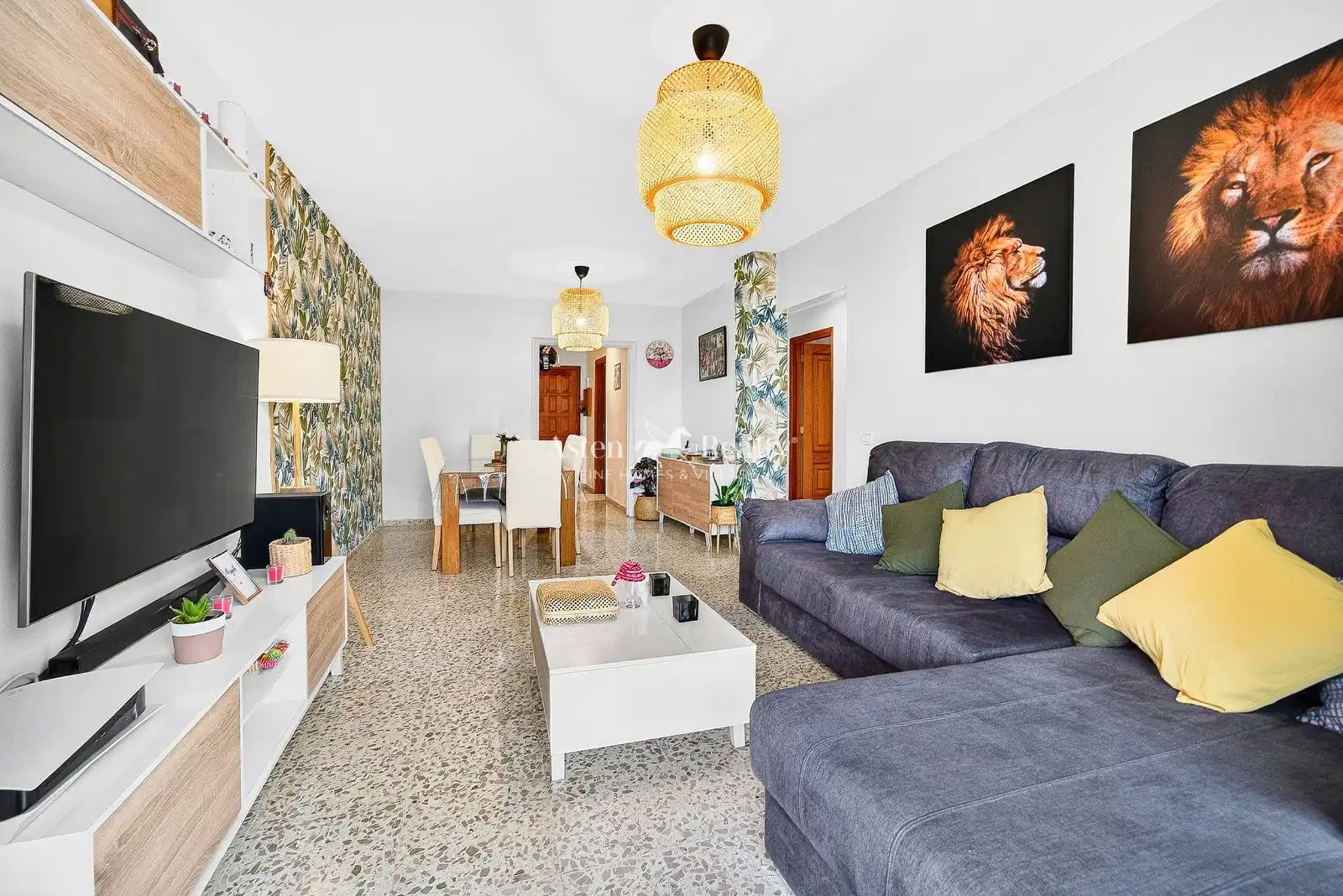 Wohnzimmer von Dachboden zum Verkauf in Los Realejos mit Terrasse