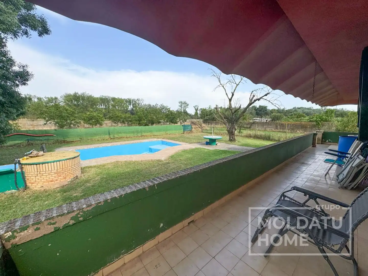 Vista exterior de Casa o chalet en venta en Lodosa con Calefacción, Jardín privado y Terraza