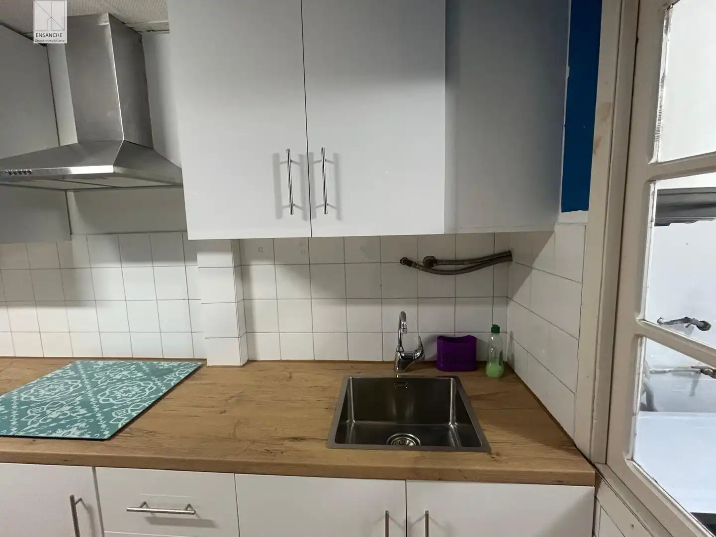 Kitchen of Flat for rent in Santiago de Compostela   with Heating and Furnished