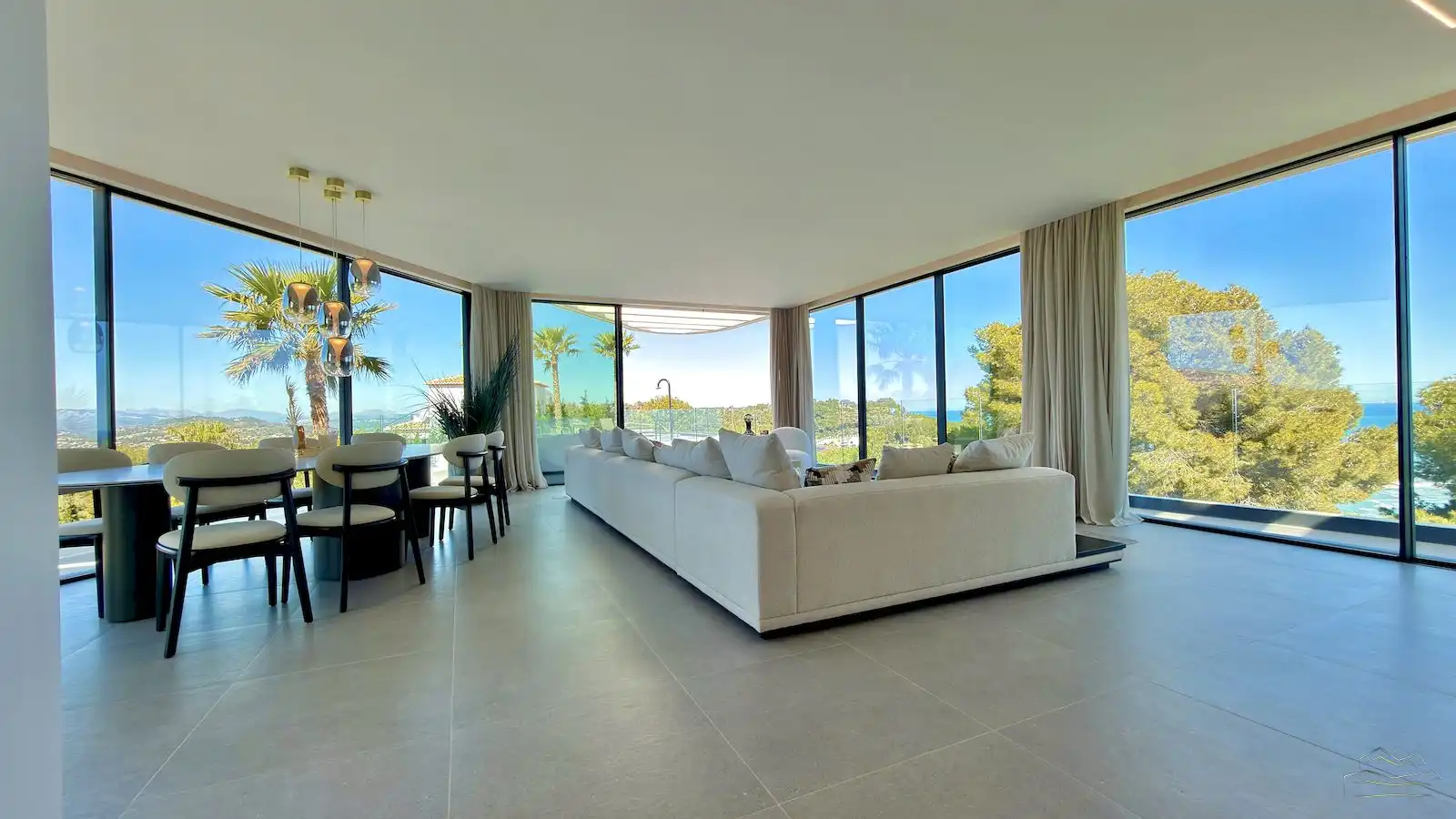 Sala de estar de Casa o chalet en venta en Jávea / Xàbia con Aire acondicionado, Calefacción y Jardín privado