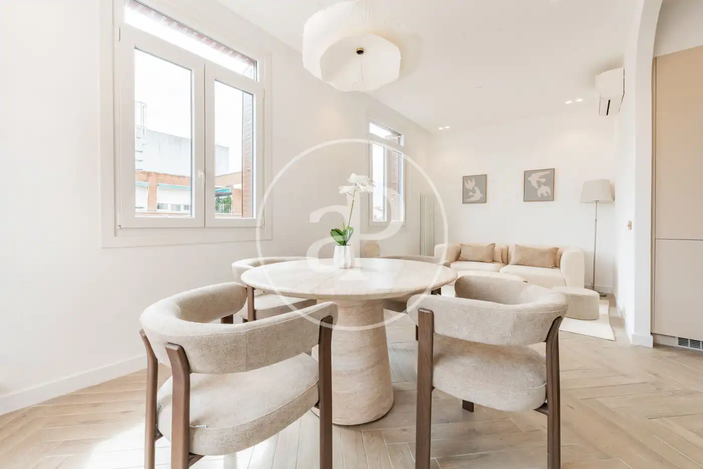 Dining room of Flat for sale in Madrid  with Air Conditioner, Heating and Terrace