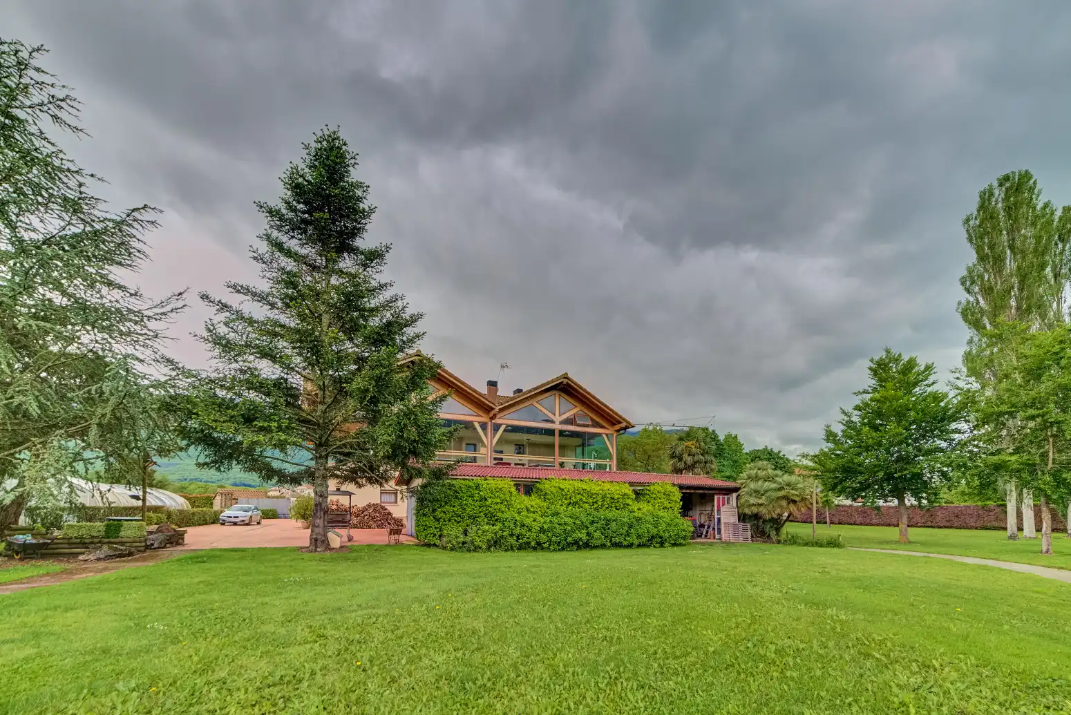 Vista exterior de Casa o chalet en venta en Irañeta con Calefacción, Jardín privado y Parquet