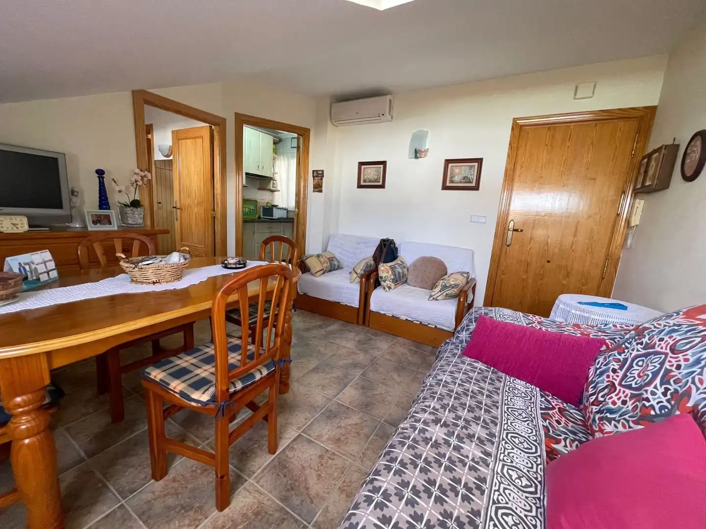 Sala d'estar de Àtic en venda en Vélez-Málaga amb Aire condicionat i Moblat